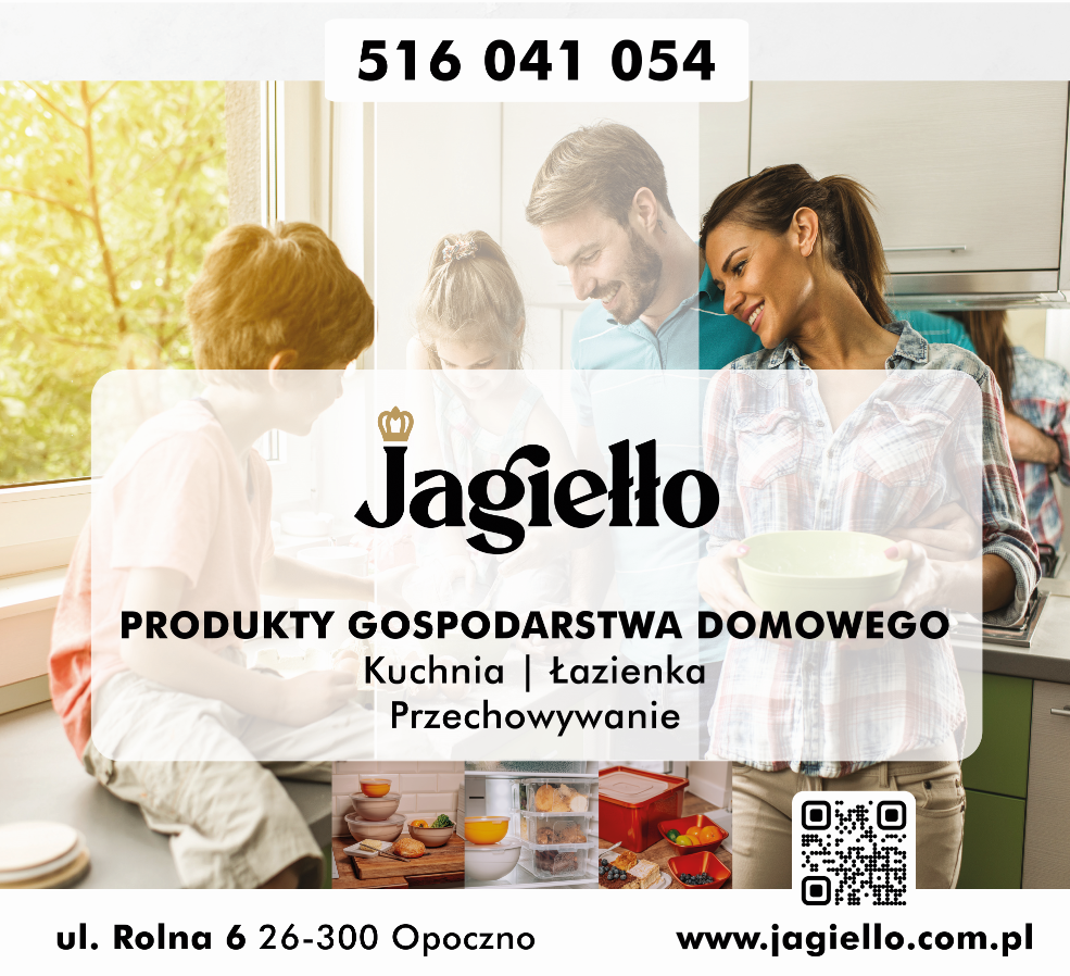 JAGIEŁŁO
Produkty gospodarstwa domowego - artykuły AGD OPOCZNO artykuły AGD OPOCZNO